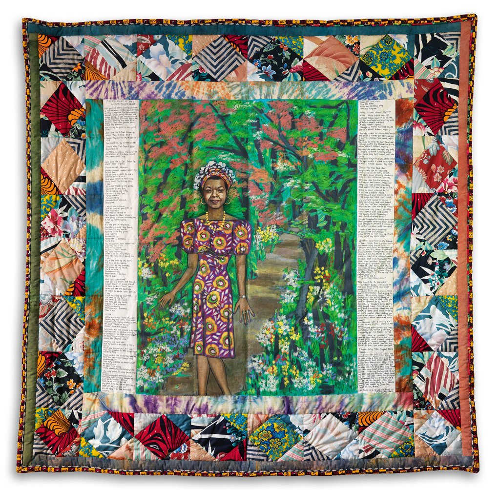 FAITH RINGGOLD (1930 -    ) Mayas Quilt of Life.